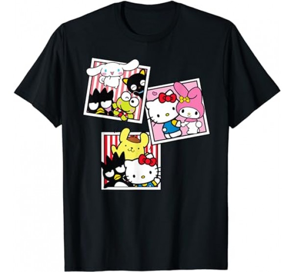 Hello Kitty And Friends Photo Booth Fun Short Sleeve T-Shirt Hello Kitty And Friends Photo Booth Fun Short Sleeve T-Shirt
